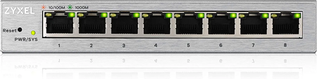 Switch réseau ethernet Gigabit Zyxel GS1200 - 8 ports