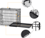 Cage caisse de transport pliante pour chien en métal noir 91 x 61 x 67 cm - Pawhut