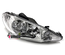 PHARE FEU AVANT IDENTIQUE ORIGINE PASSAGER PEUGEOT 206 H7/H7 (12230)