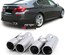 4 SORTIES ECHAPPEMENT DUPLEX CHROME SPORT BMW SERIE 5 F10 F11 F12 F13 (05412)