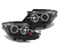 PHARES FEUX AVANTS NOIRS ANNEAUX ANGEL EYES LED BMW Z4 (00734)