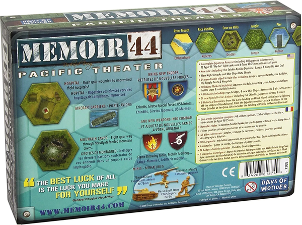 Jeu - Mémoire 44 : Guerre du Pacifique (Extension)