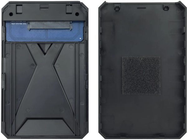 Boitier externe USB 3.1 TooQ TQE-2550 RGB - S-ATA 2,5" (Noir)