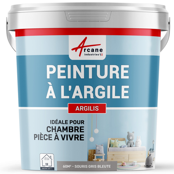 Peinture à l'argile naturelle, argile minérale haut de gamme | Maison Etanche