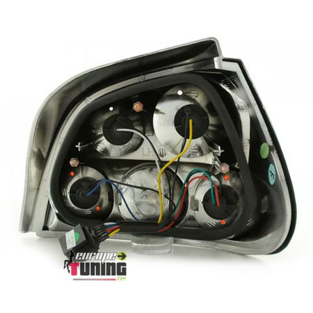 FEUX TUNING LEXUS NOIRS RENAULT MEGANE 1 BERLINE 5 PORTES PHASE 2 1999-2002 (03432)