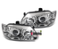 PHARES CHROME FEUX ANNEAUX LED ANGEL EYES RENAULT MEGANE ET SCENIC 1 1995-1999 (11408)