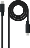 Câble Nanocable USB-C 3.2 M/M 3m 100W (Noir)