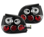 FEUX TUNING LEXUS NOIRS RENAULT MEGANE 1 BERLINE 5 PORTES PHASE 2 1999-2002 (03432)