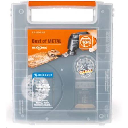 Coffret de lame de scie Best of Starlock métal 6 pièces - FEIN - 35222967020