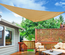 Voile d'ombrage triangulaire 3x3x3 m sable