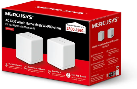 Système WiFi Mesh Mercusys Halo H30G AC1300 (2 pièces)