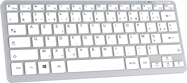 Clavier sans fil Bluetooth Advance SmartKeys Plus (Gris)