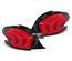 FEUX ARRIERES LEDS CELIS NOIRS PEUGEOT 208 (04178)