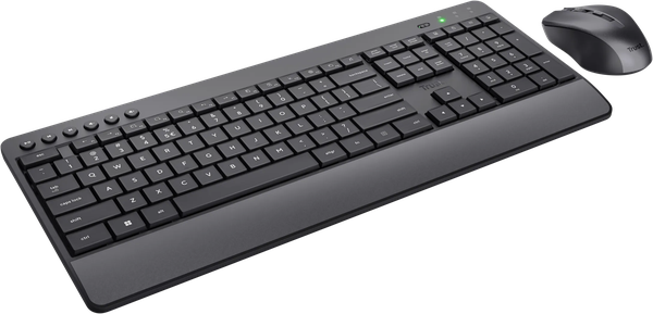 Pack 2en1 (Clavier/Souris) sans fil Trust Trezo (Noir)