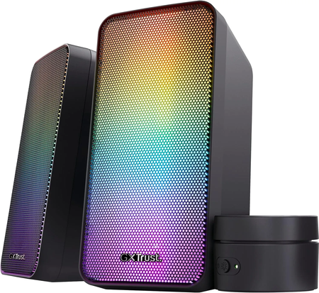 Enceintes Trust GXT 611 Wezz RGB (Noir)