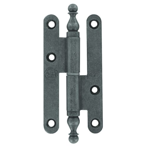 Paumelle à vase rustique 140x55mm droite acier poli - BROS - 16ARD1451