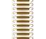 Lot de 10 ressorts Gold 145mm pour trampoline de jardin