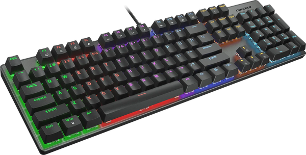 Clavier Gamer mécanique (Red Switch) Cougar Ultimus Ex RGB (Noir)
