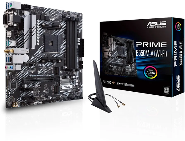 Carte Mère Asus Prime B550M-A Wi-Fi II (AM4) Micro ATX