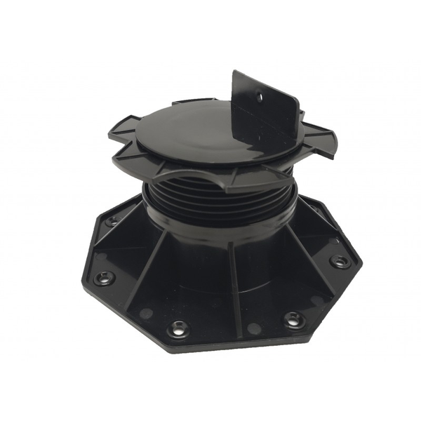 CARTON DE 60 PLOTS R√âGLABLES 60 Ê 138 MM POUR TERRASSE BOIS ET COMPOSITE (livraison offerte) - Coloris - Noir