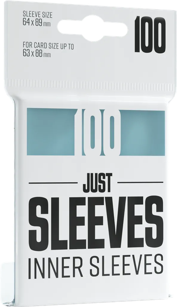 Lot de 100 Sleeves Just Sleeves 63x88mm Inner Sleeves