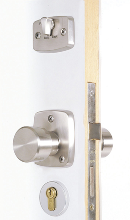 Ensemble Keylex 2000 axe à 60mm nickel satiné - LOKOD - 22103