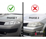 PHARES NOIRS DOUBLE ANNEAUX LED ANGEL EYES RENAULT MEGANE II PH I 2002-2006 (05474)
