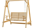 Balancelle de jardin 2 places bois de mélèze pré-huilé