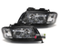 PHARES FEUX AVANTS NOIRS ANGEL EYES AUDI A6 C5 / 4B AU XENON de 1997 à 2001 (12954)