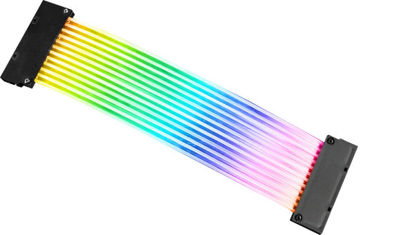 Cable extension 24 pin Xigmatek iCover RGB (Transparent)