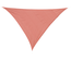 Voile d'ombrage 3x3x3m triangulaire rouge