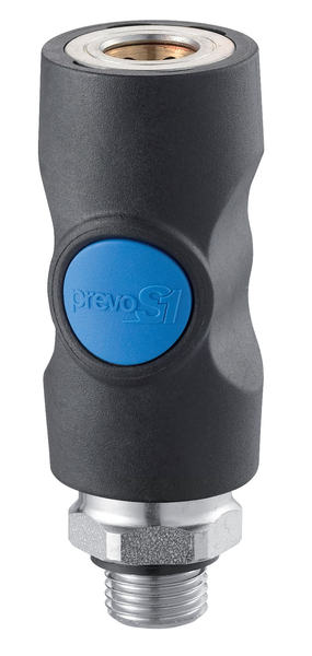 Raccord fileté PREVOS1 mâle cylindrique avec joint d'étanchéité 3/8 - PREVOST - ISI 061152