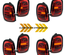FEUX ARRIERES ROUGES LED SEQUENTIELS UNION JACK MINI COOPER F55 F56 F57 (05638)