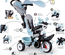 Smoby - Tricycle Baby Driver Plus Bleu - Vélo Evolutif Enfant