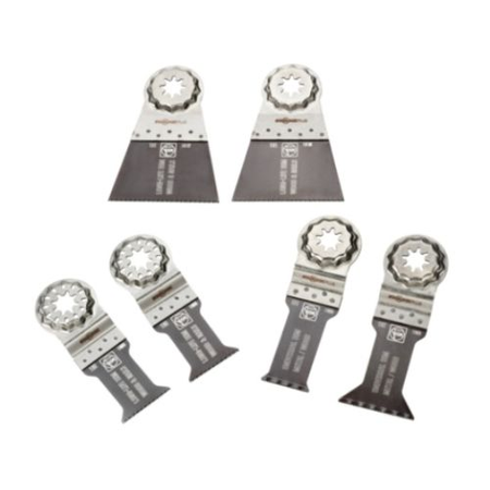 Coffret de 6 lames de scie Best of E-Cut StarlockPlus pour bois et métal de 28 à 44mm - FEIN - 35222967030