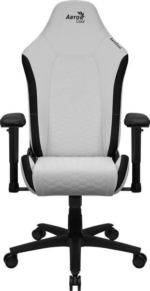 Fauteuil Gamer Aerocool Crown Leatherette (Blanc) 