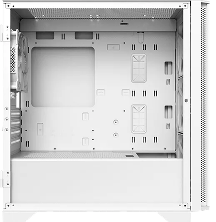 Boitier Mini Tour Micro ATX Montech Air 100 RGB avec panneaux vitrés (Blanc)