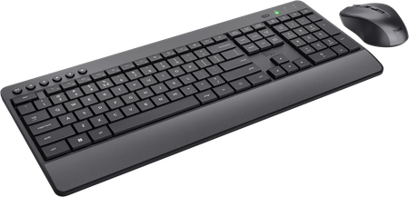 Pack 2en1 (Clavier/Souris) sans fil Trust Trezo (Noir)
