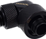 Raccord rotatif coudé à compression pour Tube Ø16mm - G1/4 Alphacool Eiszapfen (Noir)