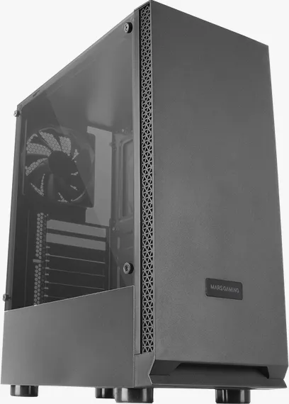 Boitier Moyen Tour ATX Mars Gaming MC-MCN2 avec panneau vitré (Noir)