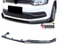 SPOILER AVANT SPORT NOIR BRILLANT POUR PARE CHOCS VW POLO 5 6C 2014-2017 (05532)