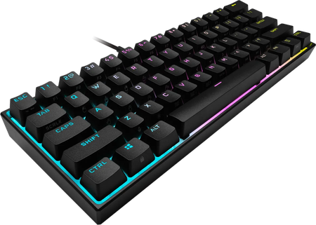 Clavier Gamer mécanique (Cherry MX Red) Corsair K65 Mini 60% RGB (Noir)