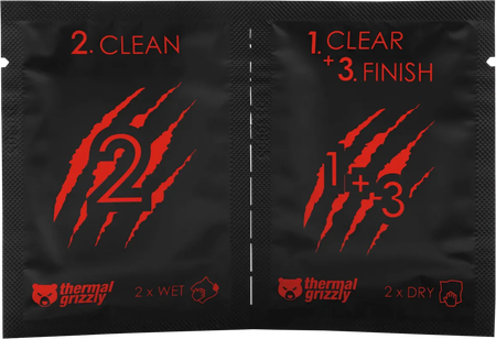 Lot de 10 lingettes nettoyantes Thermal Grizzly