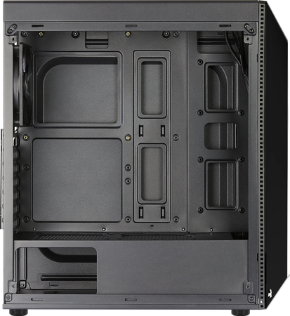 Boitier Moyen Tour ATX AeroCool Shard Tempered Glass ARGB avec panneau vitré (Noir)