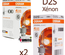 2 AMPOULES XENON D2S OSRAM XENARC ORIGINAL 4500K 35W 85V (05439)