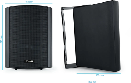 Enceintes TooQ TQOWS-01B (Noir)