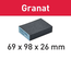 Éponge de ponçage GRANAT 69x98x26 120 GR/6 - FESTOOL - 201082