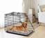 Cage de transport chien XL / L noir