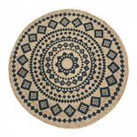 Tapis rond en jute tissé BLARON Care&Fair