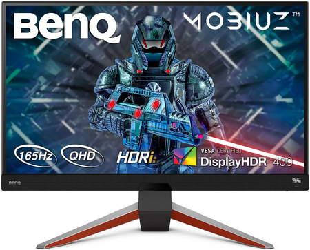 Ecran 27" BenQ Mobiuz EX2710Q Quad HD 165Hz (Noir)